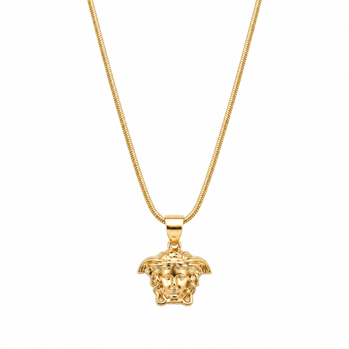 Colier Dama Gold 14K Cruce Medusa [2]