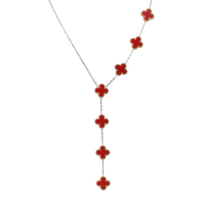Colier Dama Red Flower [1]