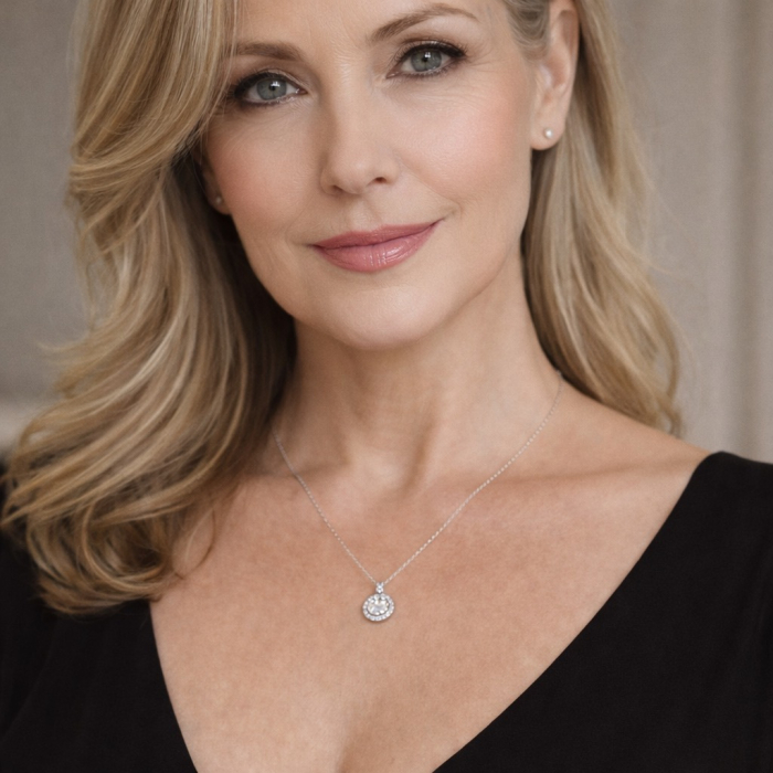 Colier Pentru Mama Pandantiv Cristale Cu Mesaj De La Fiu [3]