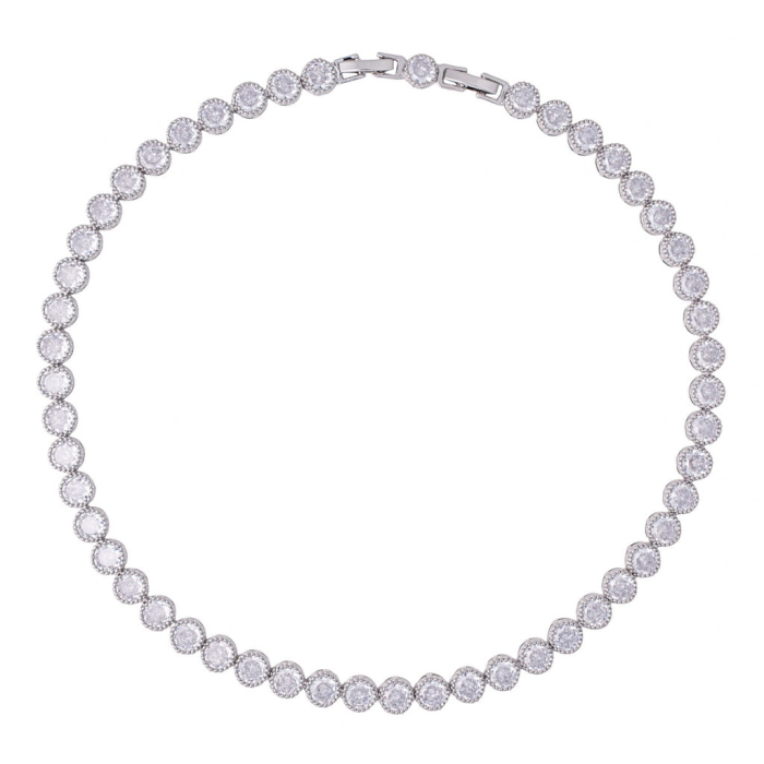 Colier Silver Angelic Diamonds 6 MM [1]