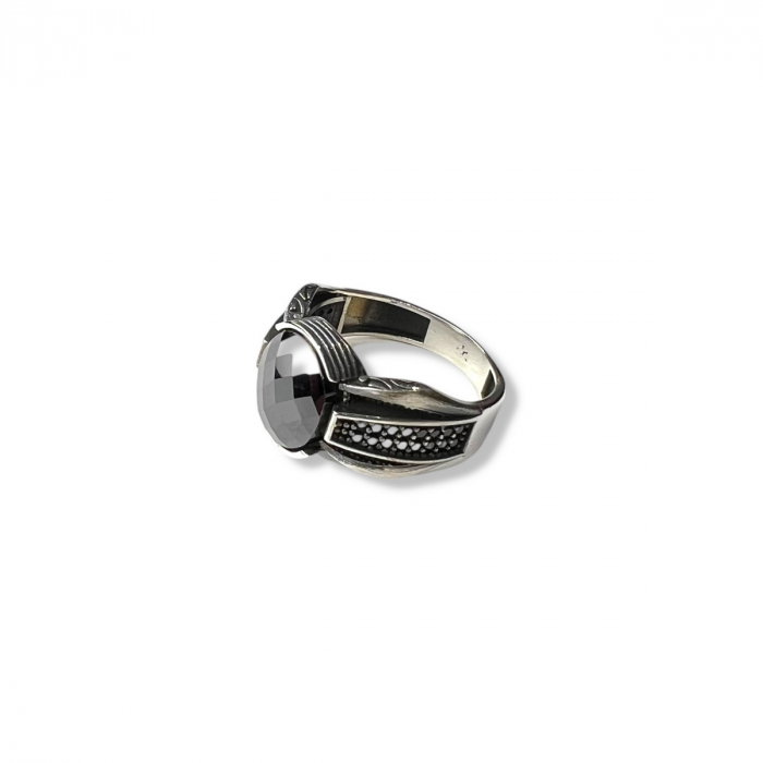 Inel Argint 925 Black Stone Lacroix [1]