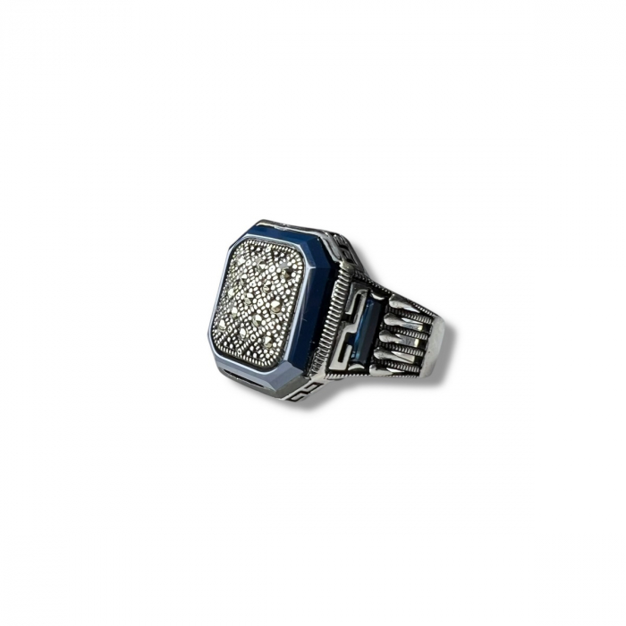Inel Argint 925 Blue Onix Masterpiece [1]