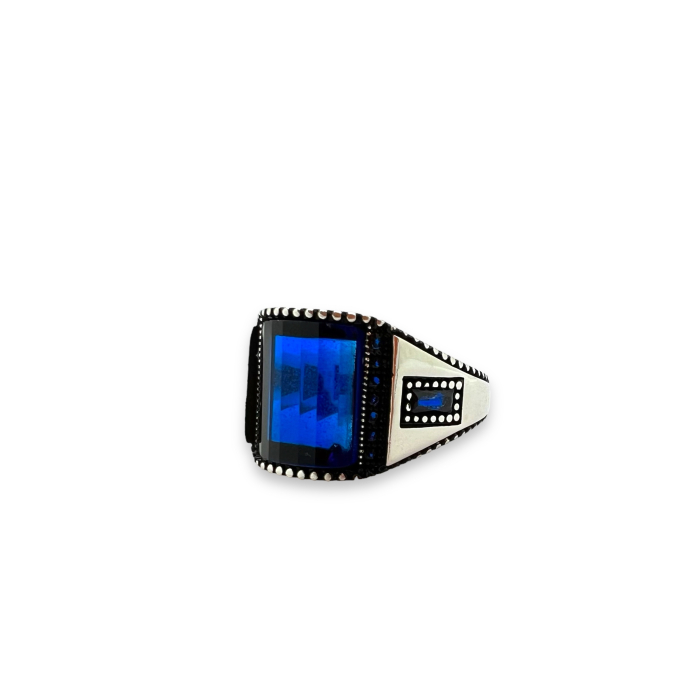 Inel Argint 925 Blue Stone [1]