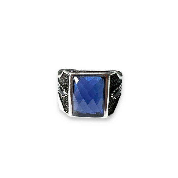 Inel Argint 925 Brooks Blue Stone [4]