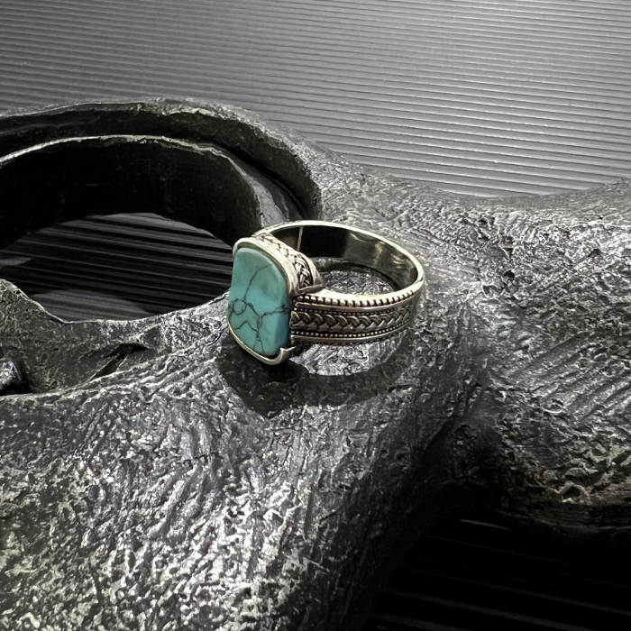 Inel Argint 925 Brooks Greek Turcoaz [4]