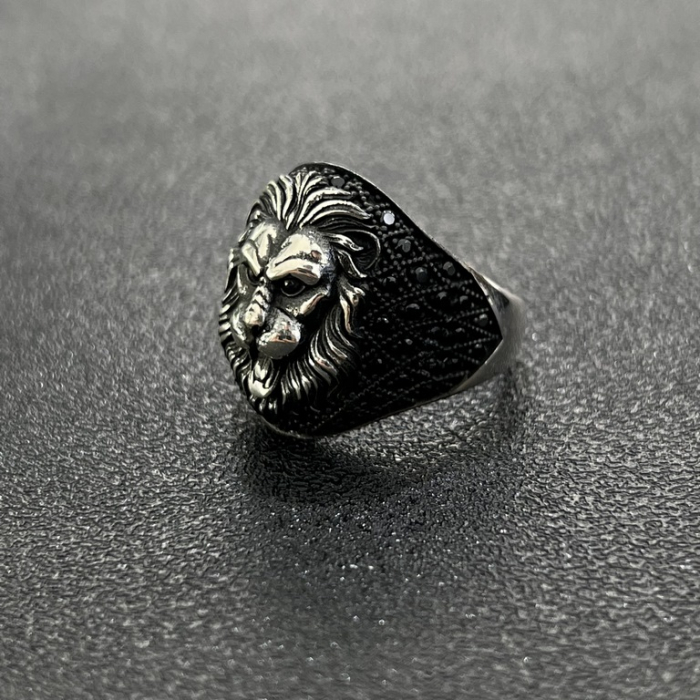 Inel Argint 925 Brooks Lion Crystal [3]