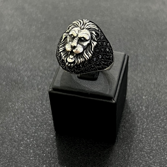 Inel Argint 925 Brooks Lion Crystal [2]