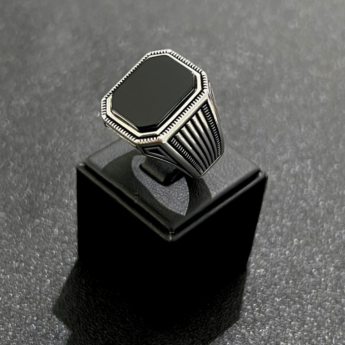 Inel Argint 925 Brooks Piatra Onix [2]