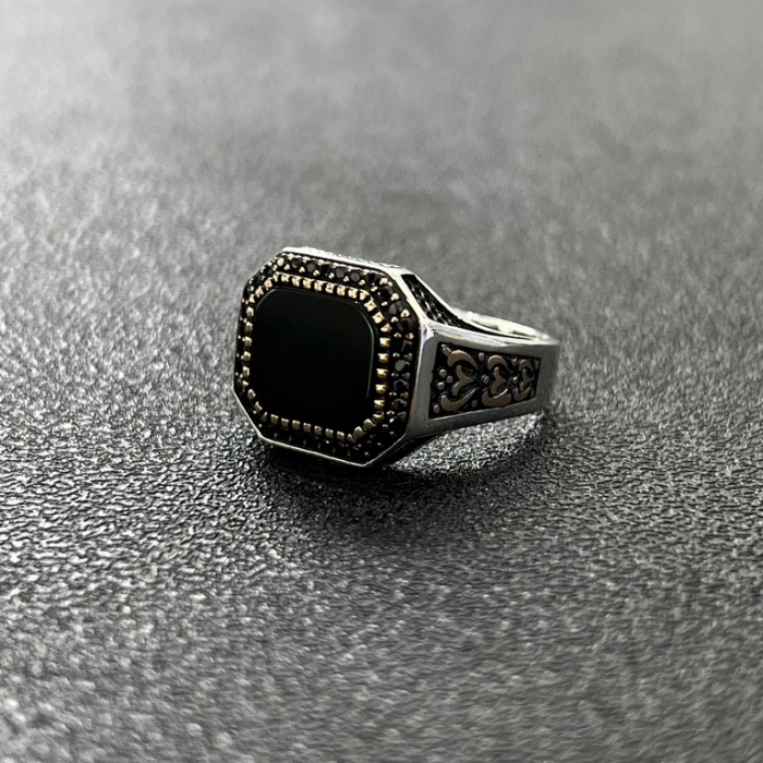 Inel Argint 925 Brooks Piatra Onix [3]