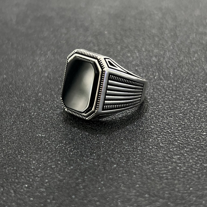 Inel Argint 925 Brooks Piatra Onix [3]