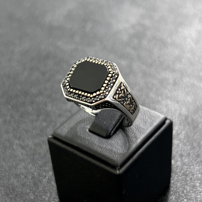 Inel Argint 925 Brooks Piatra Onix [2]