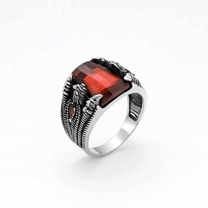 Inel Argint 925 Brooks Red Eagle [1]