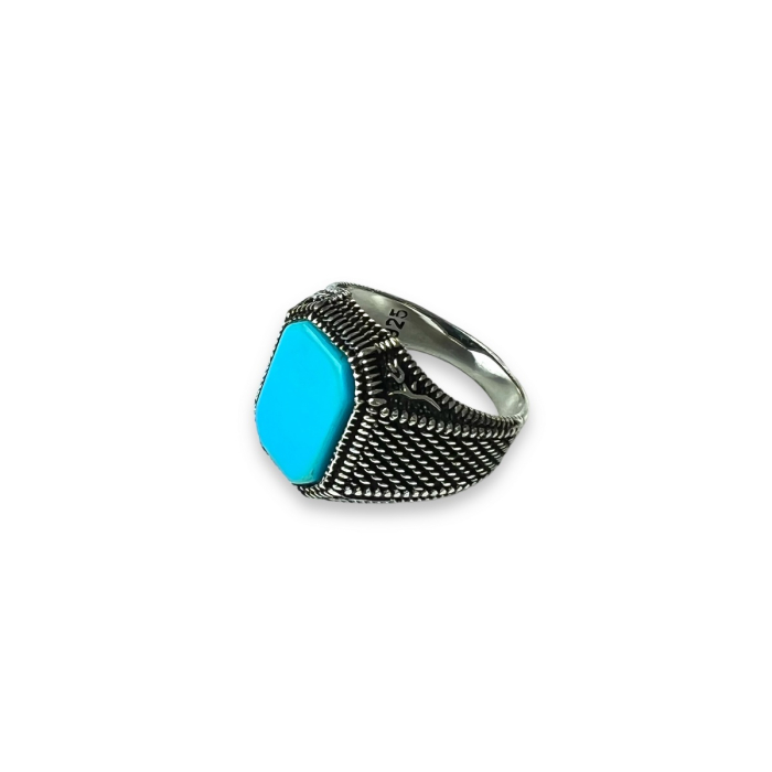 Inel Argint 925 Brooks Turcoaz Men [1]