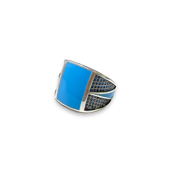 Inel Argint 925 Brooks Turcoaz Stone [1]