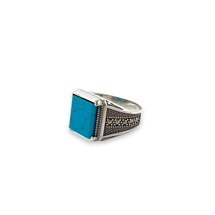 Inel Argint 925 Brooks Turcoaz Stone [1]