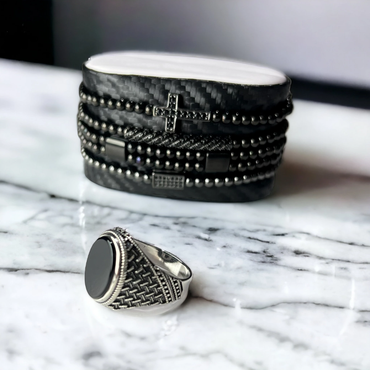 Inel Argint 925 Classic Men Design [4]