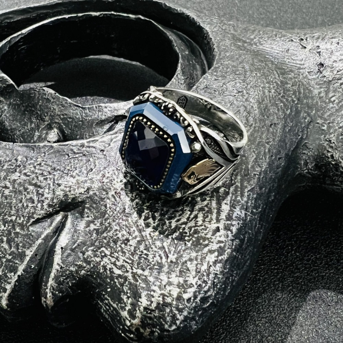 Inel Argint 925 Eagle Blue Masterpiece [3]