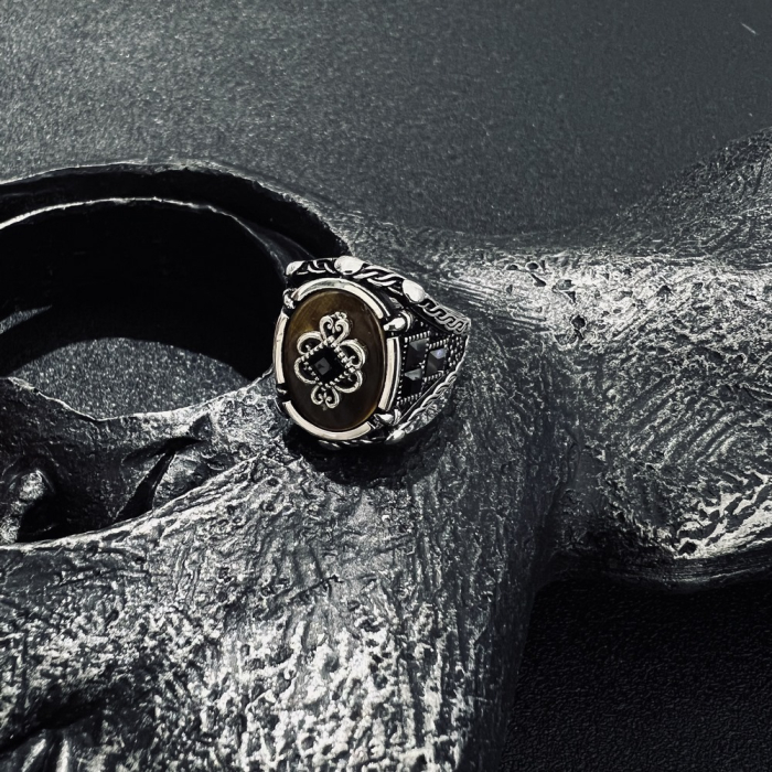 Inel Argint 925 Masterpiece Brown [3]