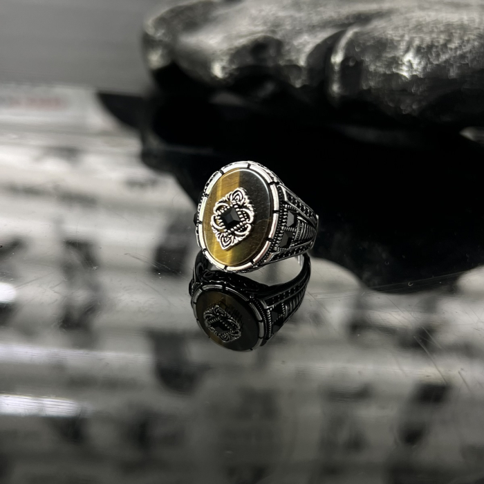 Inel Argint 925 Masterpiece Tiger Eye [3]