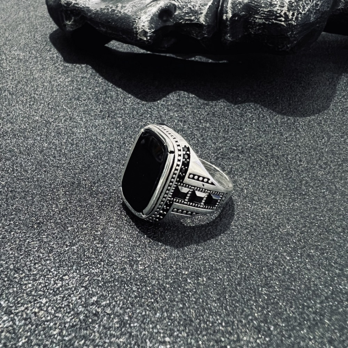 Inel Argint 925 Onix Stone Aretfact [3]