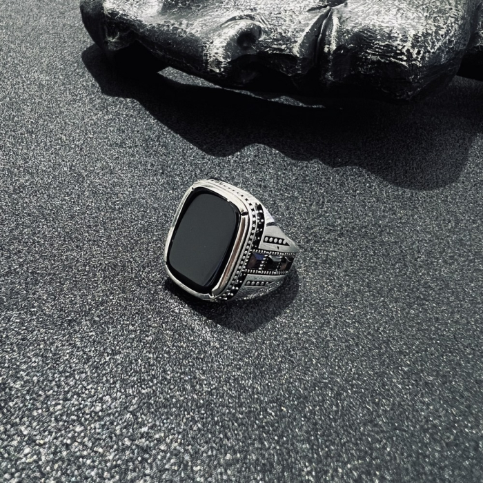 Inel Argint 925 Onix Stone Aretfact [2]