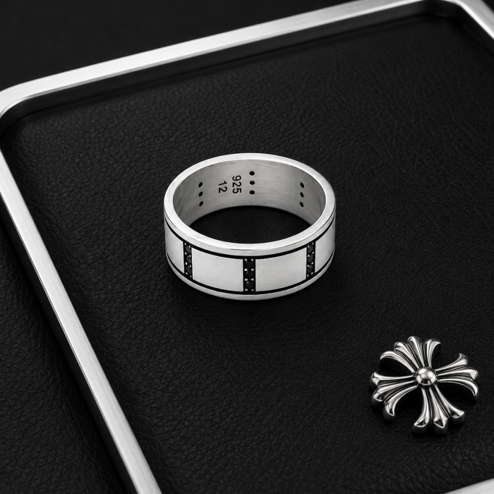 Inel Argint 925 Tennis Black Zirconium [3]