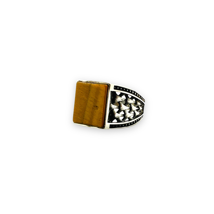 Inel Argint 925 Tiger Eye Stone [1]