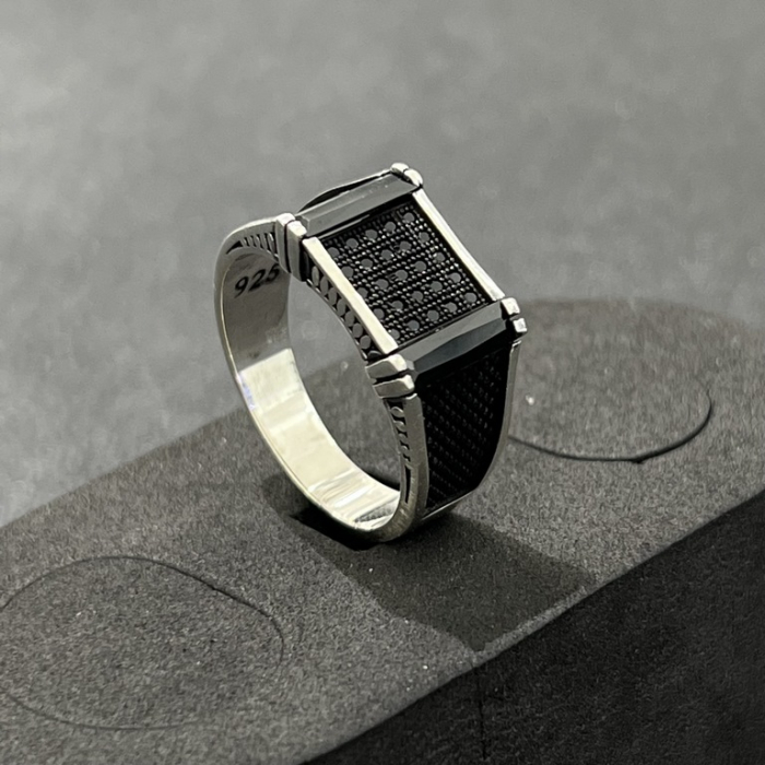 Inel Argint Brooks Black Zirconium [2]