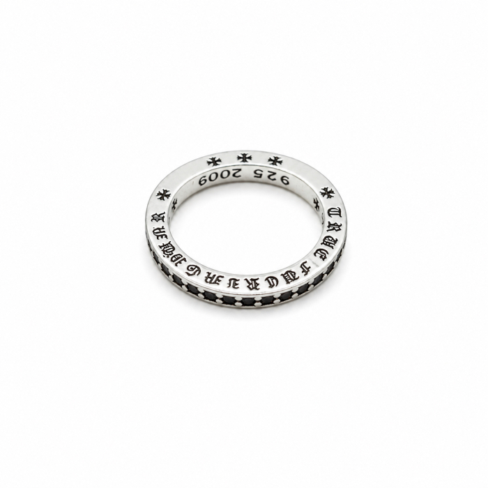 Inel Barbati Tennis Chrome Hearts Design Black [4]