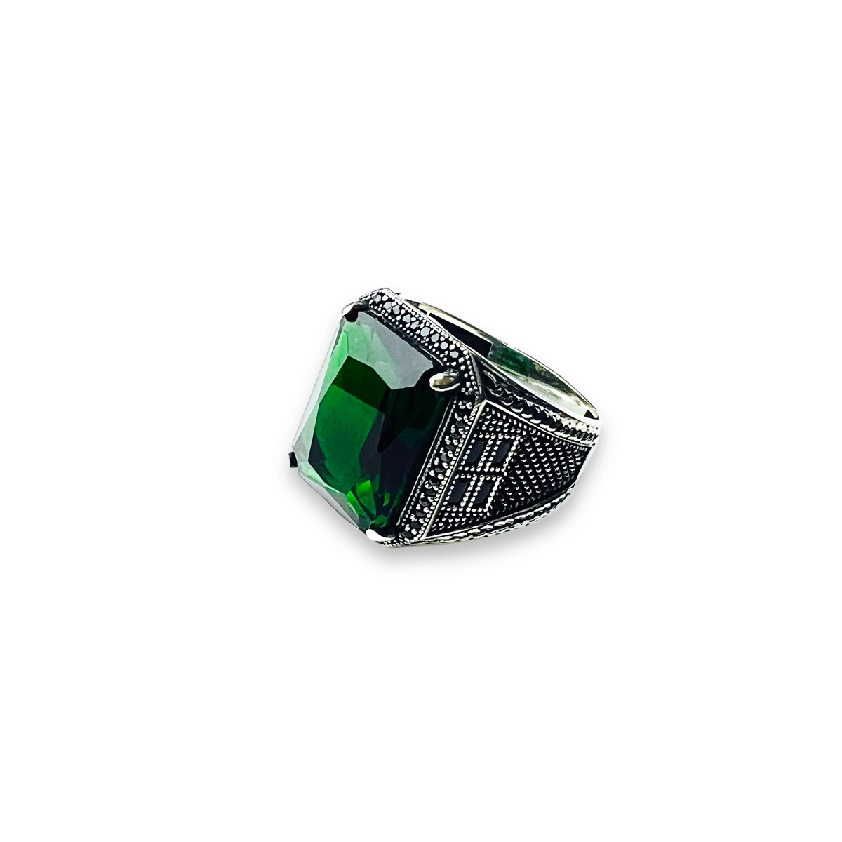 Inel Brooks Argint 925 Green Jadamoon [1]