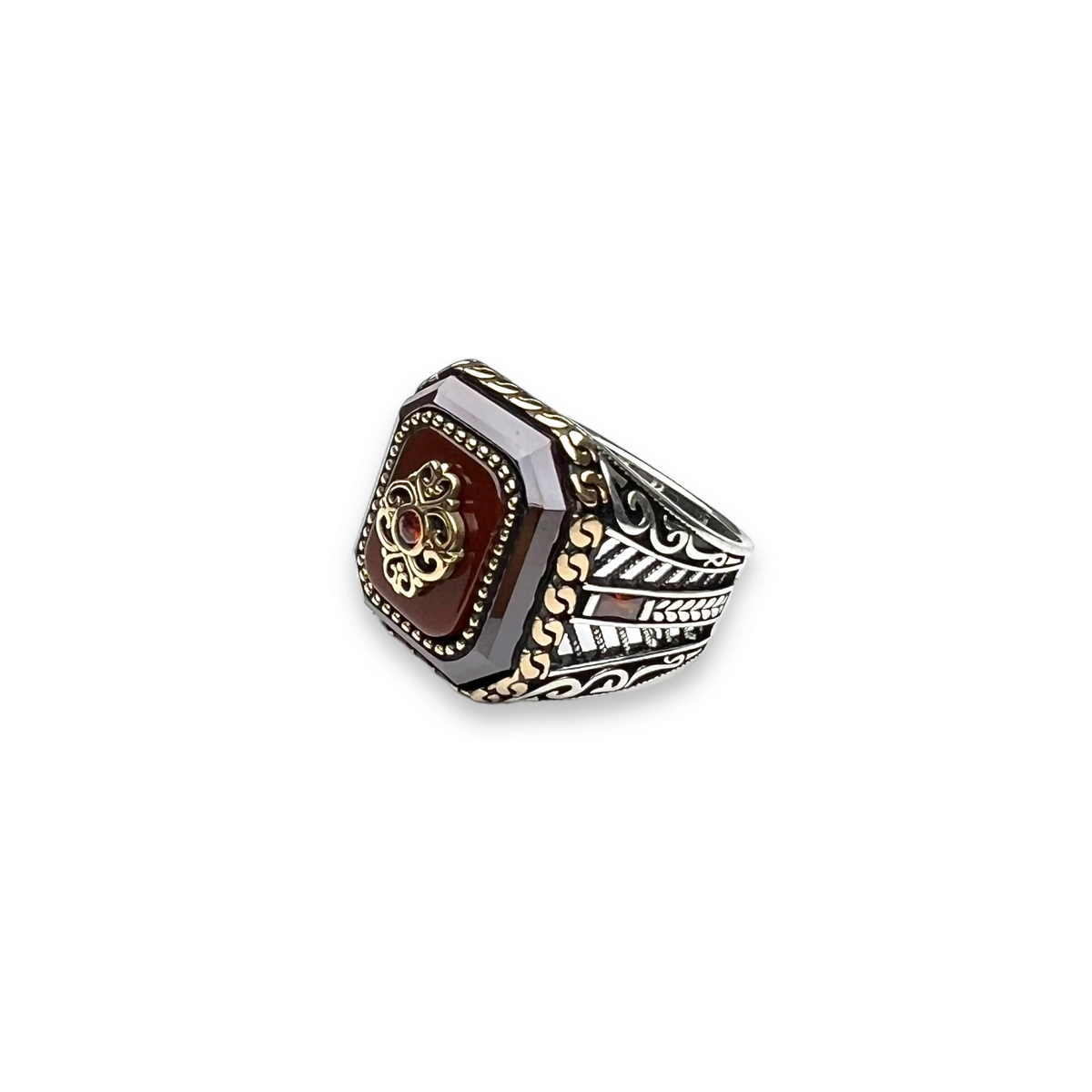 Inel Brooks Argint 925 Masterpiece Burgundia [1]