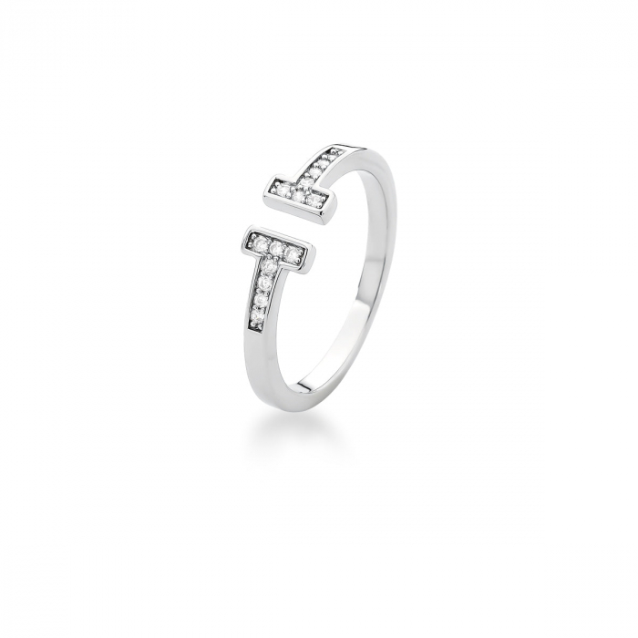 Inel Dama Argint 925 T-Design Diamonds [1]