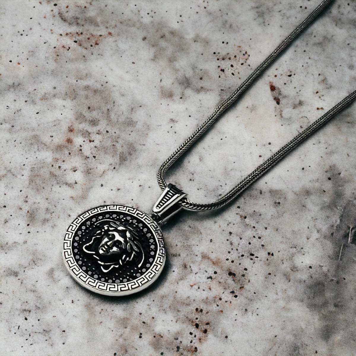 Lant Argint 925 Black Diamonds Medusa [2]