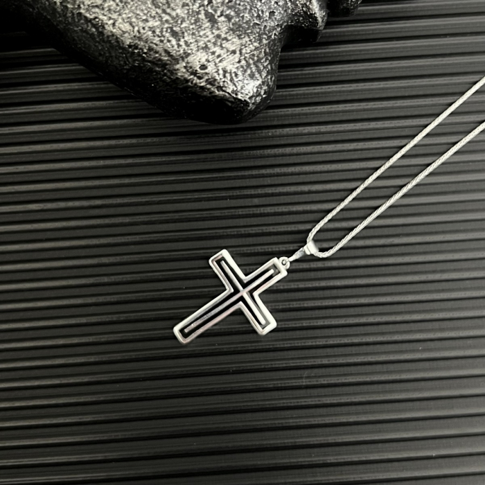 Lant Argint 925 Brooks Classic Cross [2]