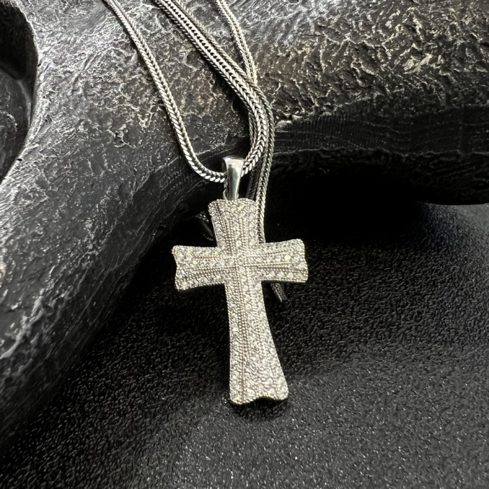 Lant Argint 925 Brooks Diamonds Cross [3]
