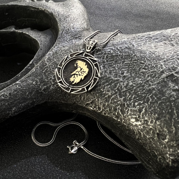 Lant Argint 925 Brooks Eagle Face [3]