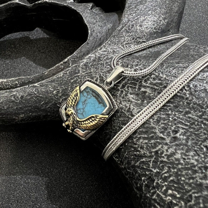 Lant Argint 925 Brooks Eagle Turcoaz [2]