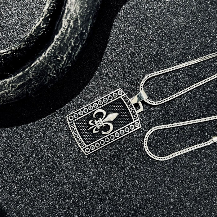 Lant Argint 925 Brooks Fleur de Lis [2]