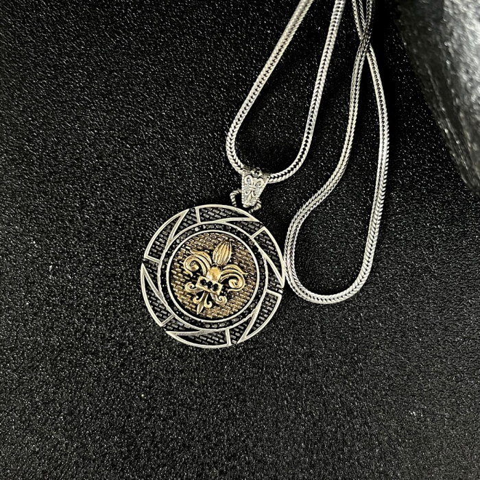 Lant Argint 925 Brooks Fleur de Lis [3]