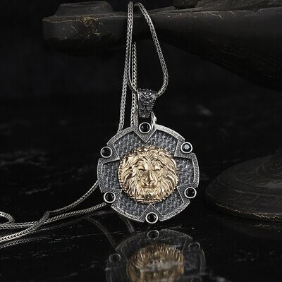 Lant Argint 925 Brooks King Lion [2]