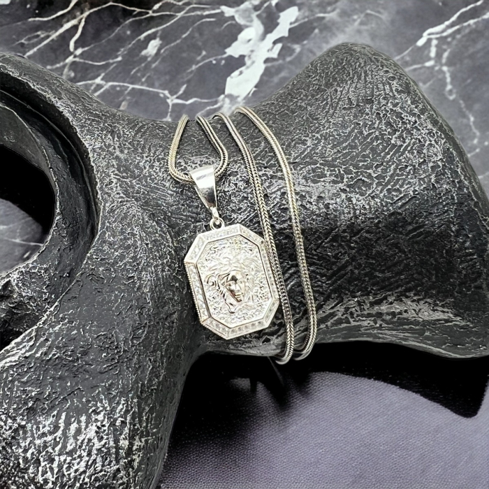 Lant Argint 925 Brooks Medusa Diamonds [3]