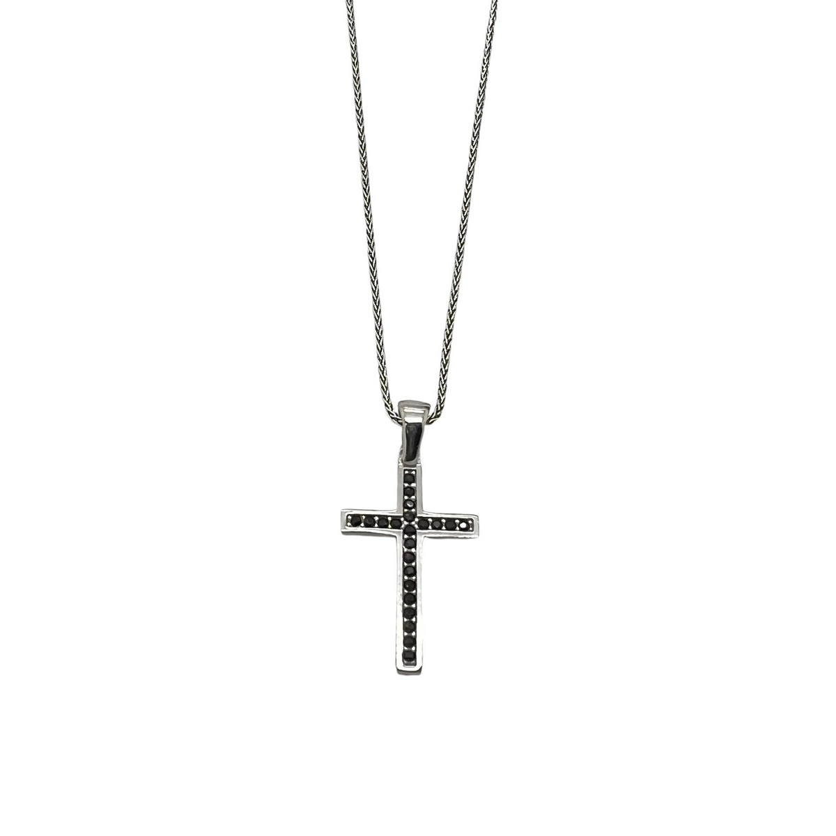 Lant Argint 925 Brooks Minimalist Cross [1]