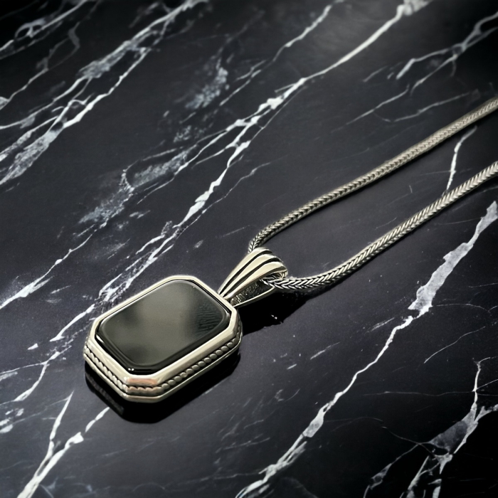 Lant Argint 925 Brooks Onix Stone [1]