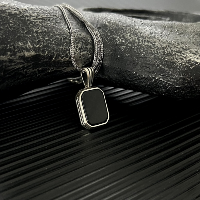 Lant Argint 925 Brooks Onix Stone [2]