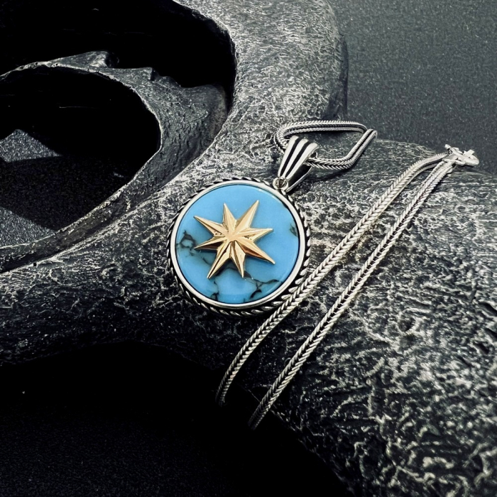 Lant Argint 925 Brooks Turcoaz Northstar [3]