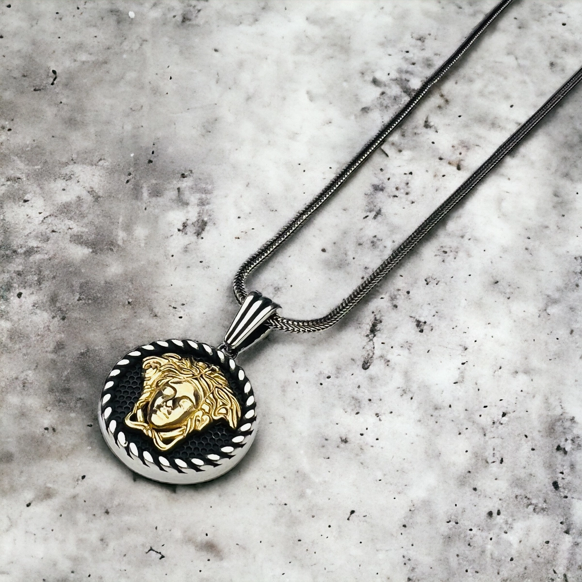 Lant Argint 925 Gold Medusa [2]