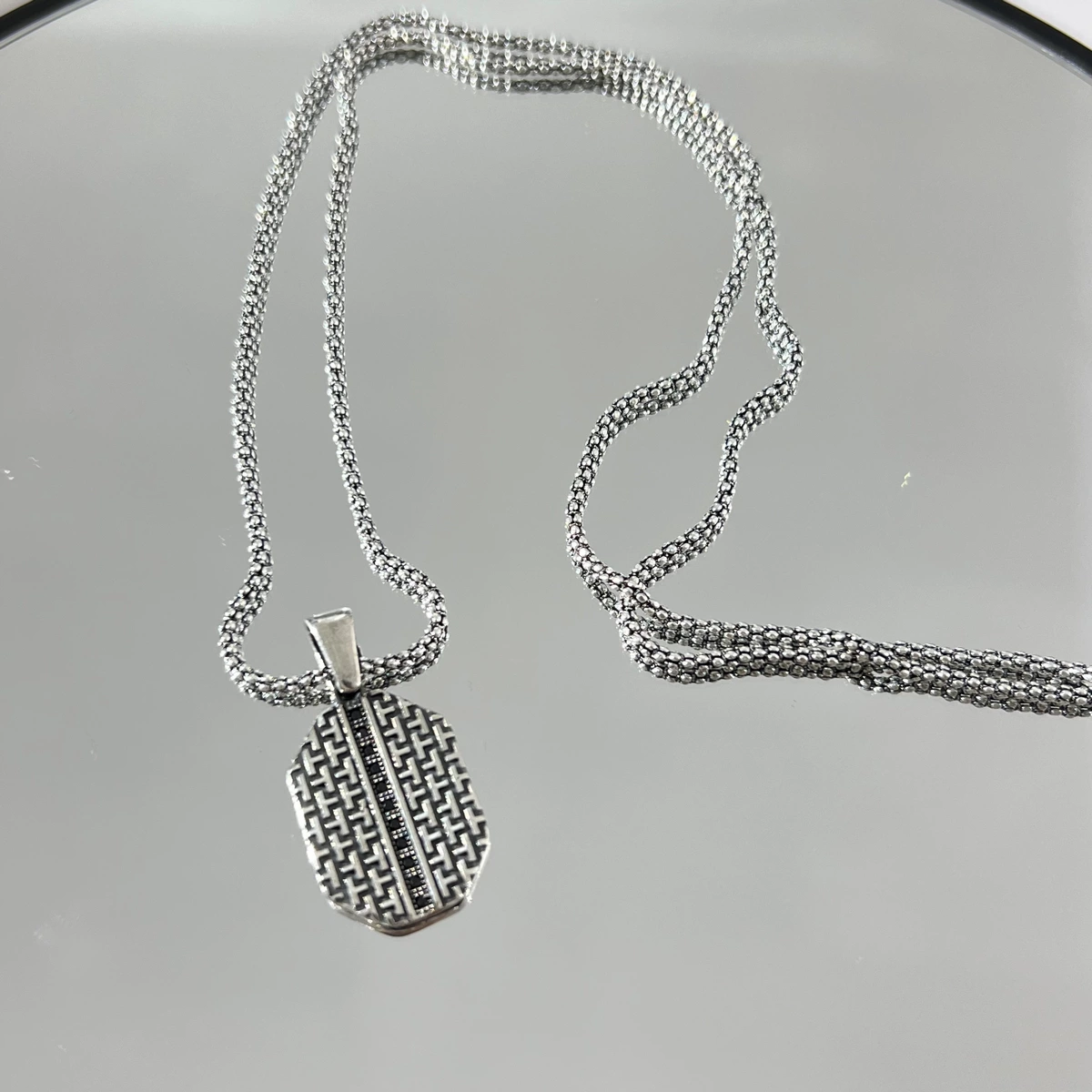 Lant Argint 925 Minimalist Pendant [3]
