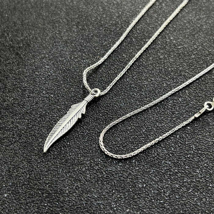 Lant Argint Brooks Feather [2]