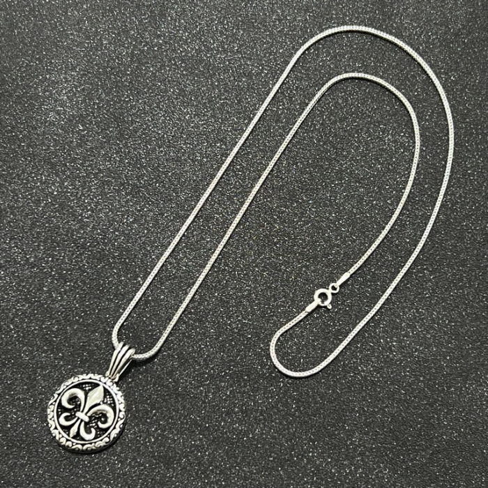 Lant Argint Brooks Fleur de Lis [2]
