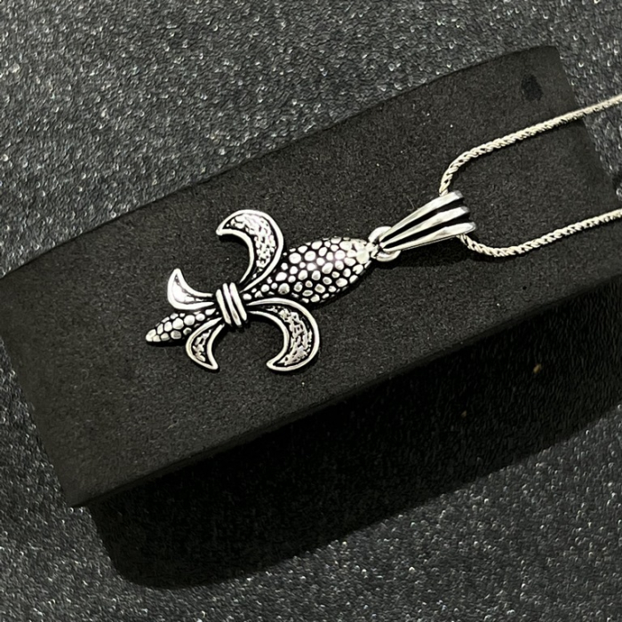 Lant Argint Brooks Fleur de Lis [3]